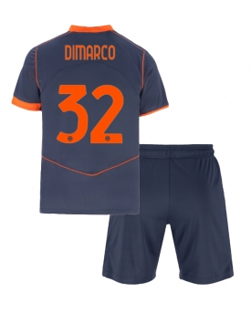 Inter Milan Federico Dimarco #32 Maglia Gara Terza Repliche 2025-26 Bambino Maniche Corte